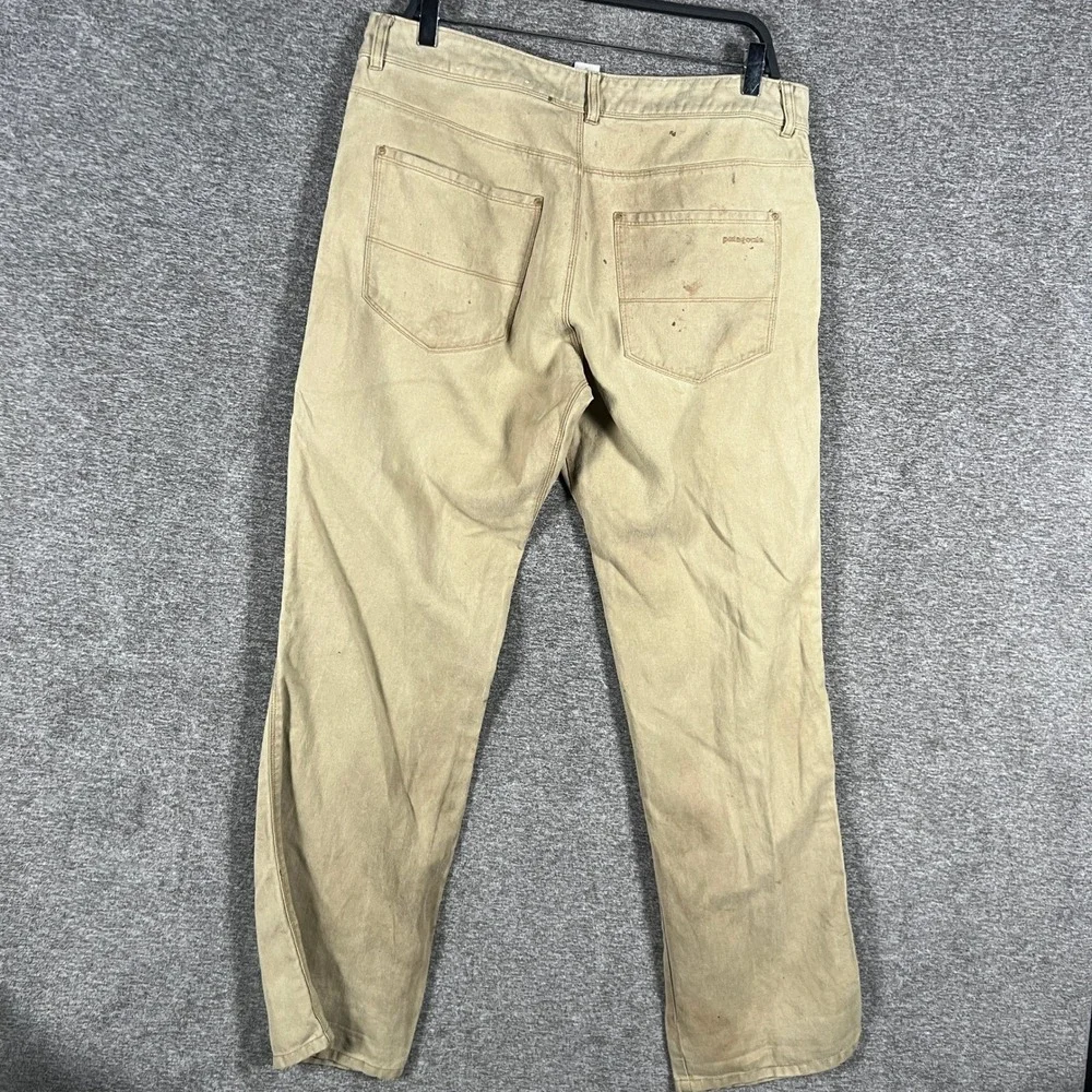 Patagonia Men's 34x33 Hemp Overstone Pants Casual‎ Trousers Heavily Stained